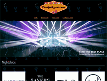 Tablet Screenshot of partyvegas.com